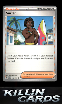 Surfer - 200/217 200/217 Pokemon Common ME: Ascended Heroes Card NM