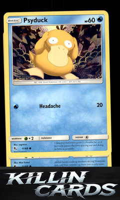 Psyduck 11/68 Pokemon Common Hidden Fates Card LP