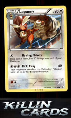Lopunny 117/149 Pokemon Uncommon Boundaries Crossed Card LP