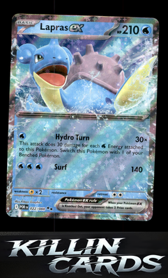 Lapras ex 022/088 Pokemon Double Rare ME03: Perfect Order Card NM