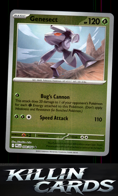 Reverse Holofoil Genesect 008/094 Pokemon Rare ME02: Phantasmal Flames Card NM