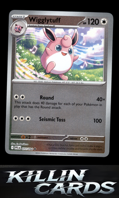 Reverse Holofoil Wigglytuff - 077/094 077/094 Pokemon Uncommon ME02: Phantasmal