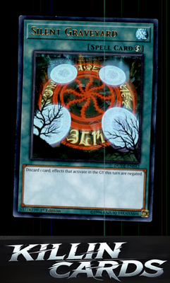1st Edition Silent Graveyard DUDE-EN042 YuGiOh Ultra Rare Duel Devastator Card N