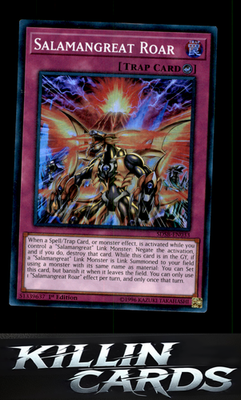 1st Edition Salamangreat Roar SDSB-EN033 YuGiOh Super Rare Structure Deck: Soulb