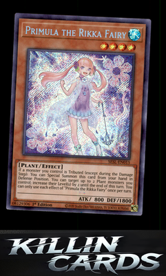 1st Edition Primula the Rikka Fairy SESL-EN015 YuGiOh Secret Rare Secret Slayers