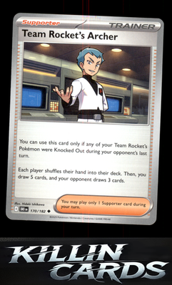 Team Rocket's Archer - 170/182 170/182 Pokemon Uncommon SV10: Destined Rivals Ca