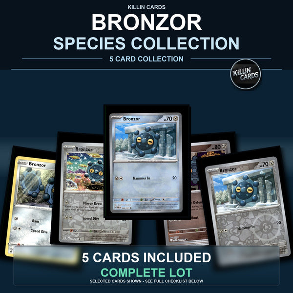 Pokemon TCG Bronzor Species Collection 5 Different Cards