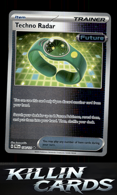 Reverse Holofoil Techno Radar 130/131 Pokemon Uncommon SV: Prismatic Evolutions