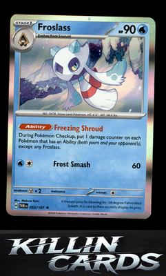 Froslass - 053/167 053/167 Pokemon Rare SV06: Twilight Masquerade Card NM