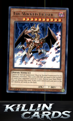 1st Edition The Wicked Eraser KICO-EN062 YuGiOh Rare King's Court Card NM