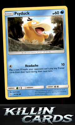 Psyduck 26/181 Pokemon Common SM - Team Up Card NM