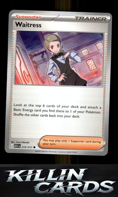 Waitress 215/217 Pokemon Common ME: Ascended Heroes Card NM