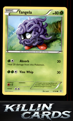 Tangela 4/160 Pokemon Common XY - Primal Clash Card NM