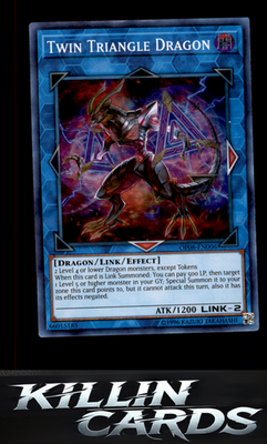 Twin Triangle Dragon OP08-EN006 YuGiOh Super Rare OTS Tournament Pack 8 Card NM