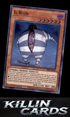 1st Edition Il Blud SESL-EN046 YuGiOh Super Rare Secret Slayers Card NM