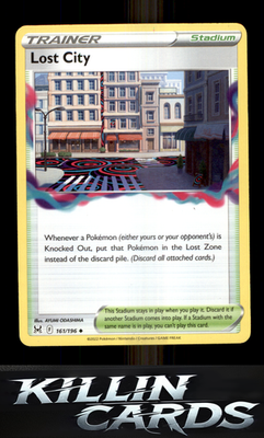Lost City 161/196 Pokemon Uncommon SWSH11: Lost Origin Card NM