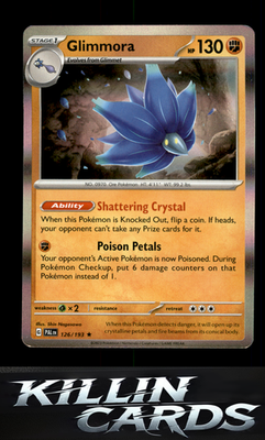 Glimmora 126/193 Pokemon Rare SV02: Paldea Evolved Card NM