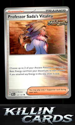 Professor Sada's Vitality 120/131 Pokemon Uncommon SV: Prismatic Evolutions Card