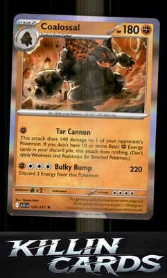 Coalossal 120/217 Pokemon Rare ME: Ascended Heroes Card NM