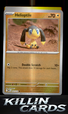Reverse Holofoil Helioptile - 052/132 052/132 Pokemon Common ME01: Mega Evolutio