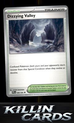 Dizzying Valley 088/094 Pokemon Uncommon ME02: Phantasmal Flames Card NM