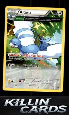 Altaria (74 Delta) 74/108 Pokemon Rare XY - Roaring Skies Card NM