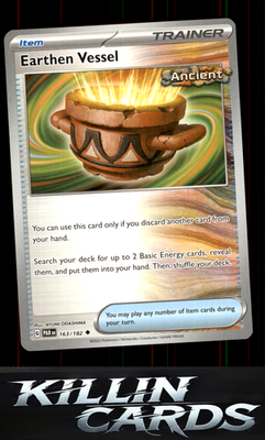 Earthen Vessel 163/182 Pokemon Uncommon SV04: Paradox Rift Card NM
