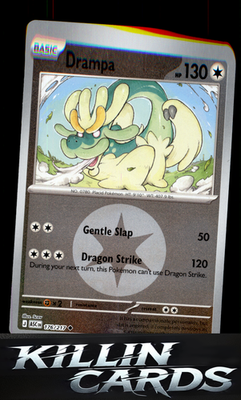 Reverse Holofoil Drampa (Energy Symbol Pattern) 176/217 Pokemon Uncommon ME: Asc
