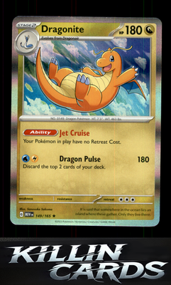 Dragonite 149/165 Pokemon Rare SV: Scarlet & Violet 151 Card NM