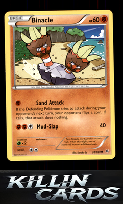 Binacle 38/108 Pokemon Common XY - Roaring Skies Card NM