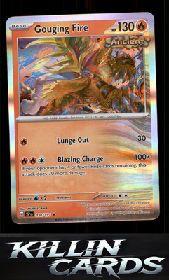 Gouging Fire 038/191 Pokemon Rare SV08: Surging Sparks Card NM