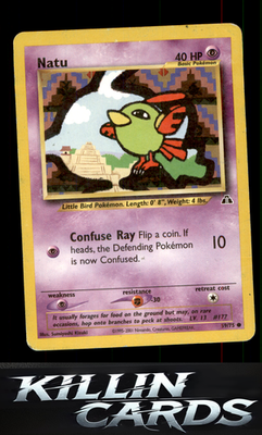 Natu 59/75 Pokemon Common Neo Discovery Card NM
