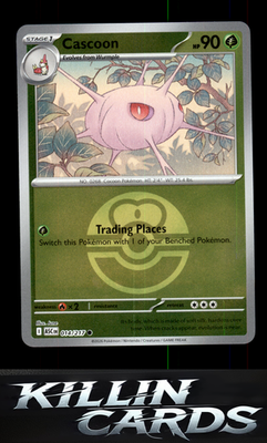 Reverse Holofoil Cascoon (Love Ball) 014/217 Pokemon Common ME: Ascended Heroes