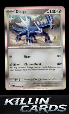 Dialga 095/132 Pokemon Rare ME01: Mega Evolution Card NM