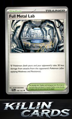 Full Metal Lab 148/162 Pokemon Uncommon SV05: Temporal Forces Card NM