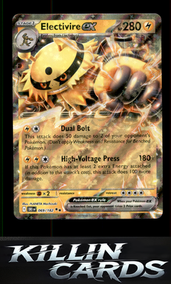 Electivire ex - 069/182 069/182 Pokemon Double Rare SV10: Destined Rivals Card N