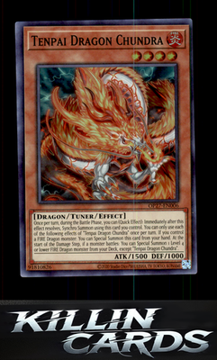Tenpai Dragon Chundra OP27-EN006 YuGiOh Super Rare OTS Tournament Pack 27 Card N