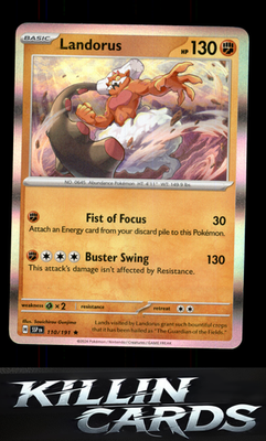 Landorus 110/191 Pokemon Rare SV08: Surging Sparks Card NM