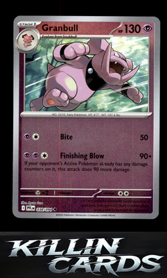 Reverse Holofoil Granbull 038/094 Pokemon Uncommon ME02: Phantasmal Flames Card