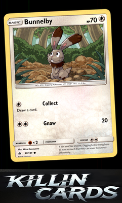 Bunnelby 97/131 Pokemon Common SM - Forbidden Light Card NM