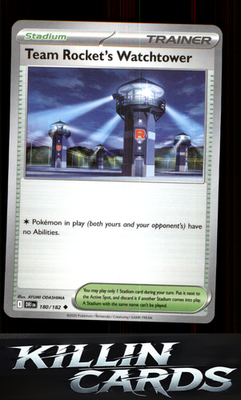 Team Rocket's Watchtower 180/182 Pokemon Uncommon SV10: Destined Rivals Card NM