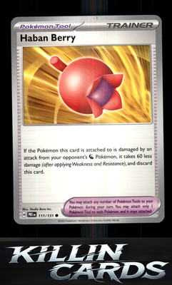 Haban Berry (Poke Ball Pattern) 111/131 Pokemon Common SV: Prismatic Evolutions