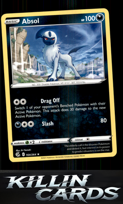 Absol 164/264 Pokemon Rare SWSH08: Fusion Strike Card NM