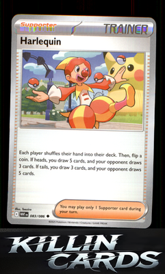 Harlequin 083/086 Pokemon Uncommon SV: White Flare Card NM