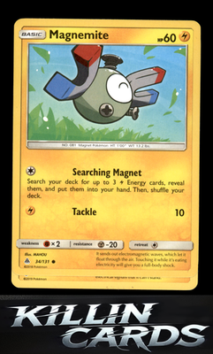 Magnemite 34/131 Pokemon Common SM - Forbidden Light Card LP