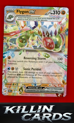 Flygon ex - 106/191 106/191 Pokemon Double Rare SV08: Surging Sparks Card NM