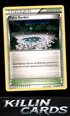 Fairy Garden 117/146 Pokemon Uncommon XY Base Set Card LP