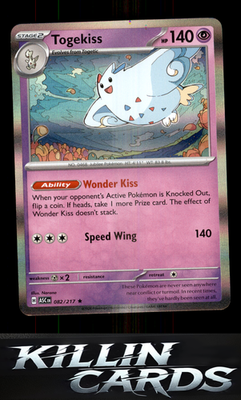 Togekiss - 082/217 082/217 Pokemon Rare ME: Ascended Heroes Card NM