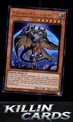 1st Edition S-Force Lapcewell MP23-EN012 YuGiOh Ultra Rare 25th Anniversary Tin: