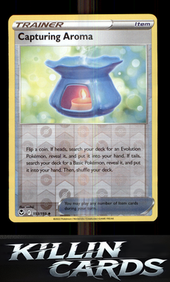 Capturing Aroma 153/195 Pokemon Uncommon SWSH12: Silver Tempest Card NM